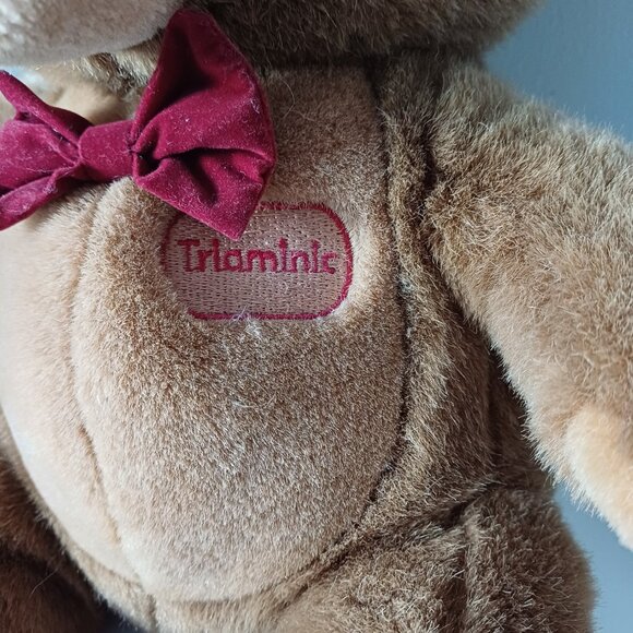 Vintage Collectible Triaminic Parkdale Novelty Plush Teddy Bear Mascot Toy 14'' - Picture 11 of 11